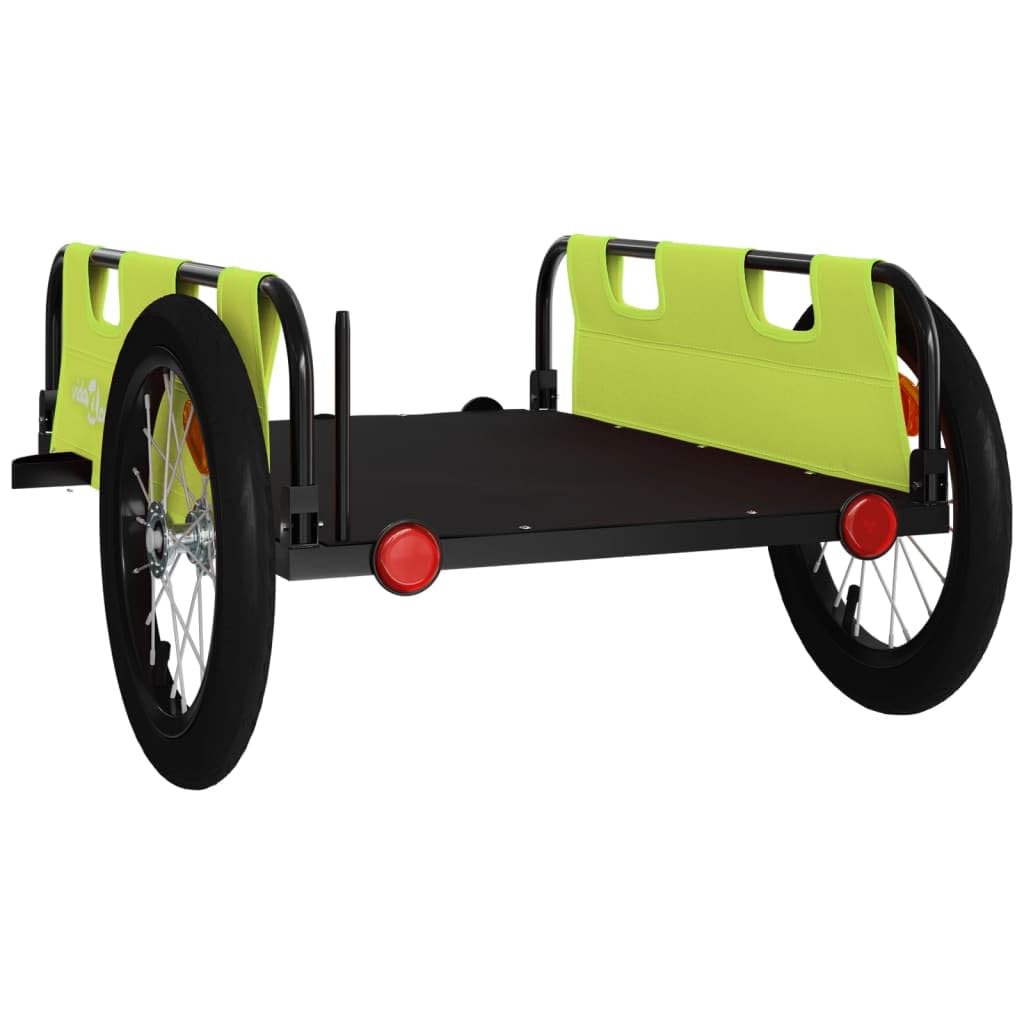 Fahrradanhänger Transportanhänger für Lasten mit Oxford-Gewebe und robustem Eisenrahmen, Anhänger für Fahrräder zur Gepäckbeförderung 122 x 53 x 33 cm