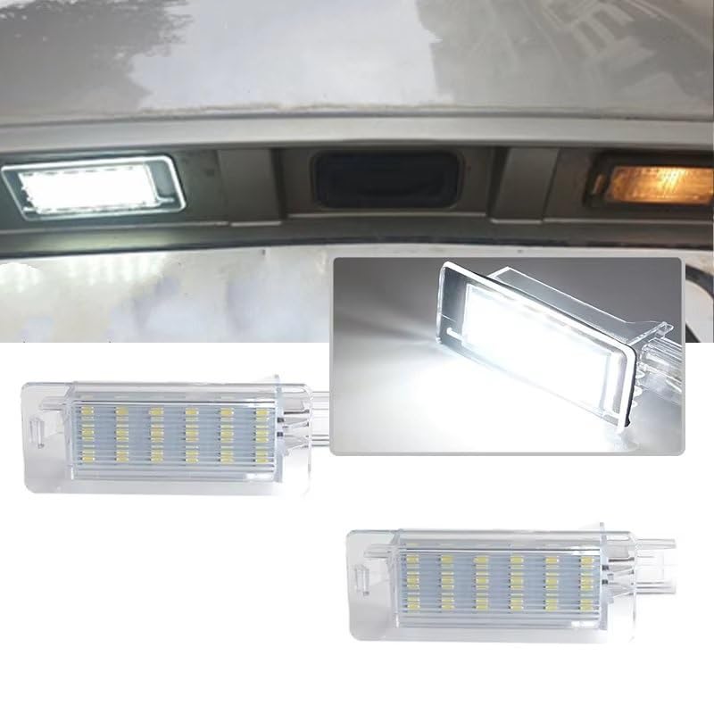 Lámparas de luz matrícula para Dacia Lodgy con iluminación clara y alta visibilidad trasera 3