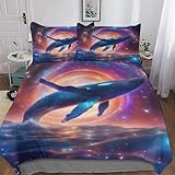 [Bettbezug-Set]: Einzelgröße inklusive 1 Bettbezug: Einzelbett (135 x 200 cm), 1 Kissenbezug: 48 cm x 75 cm. 1 Bettbezug: Doppelbett (200 x 200 cm), 2 Kissenbezüge: 48 cm x 75 cm.1 Bettbezug: King (220 x 240 cm), 2 Kissenbezüge: 48 cm x 75 cm. Beste Geschenke für Ihre Familie!