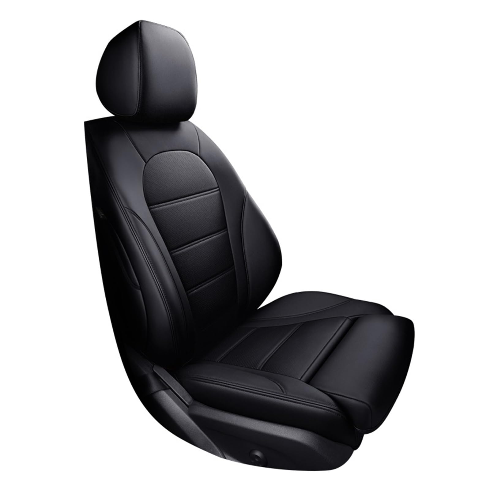 HJHGUJGHB Car Seat Cover Compatible for BMW E39 F10 E60 F30 E46 E36 X1 E84 E90 Serie 1 E87 F20 E46 Tuning E60 X5 E53 F30 E70 Auto Accessories (Color : 1Pcs-Balck)