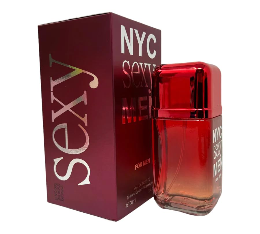 NYC Sexy for Men (FC) Amber Fougere fragrance for men. Eau de Toilette 3.4 Fl Oz.