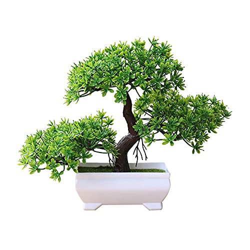 BZBZB Simulación de Planta en Maceta, Planta Artificial, Flor Artificial, hogar, bonsái, árbol, Planta en Maceta, Flor Falsa, Adorno en Maceta para el hoga