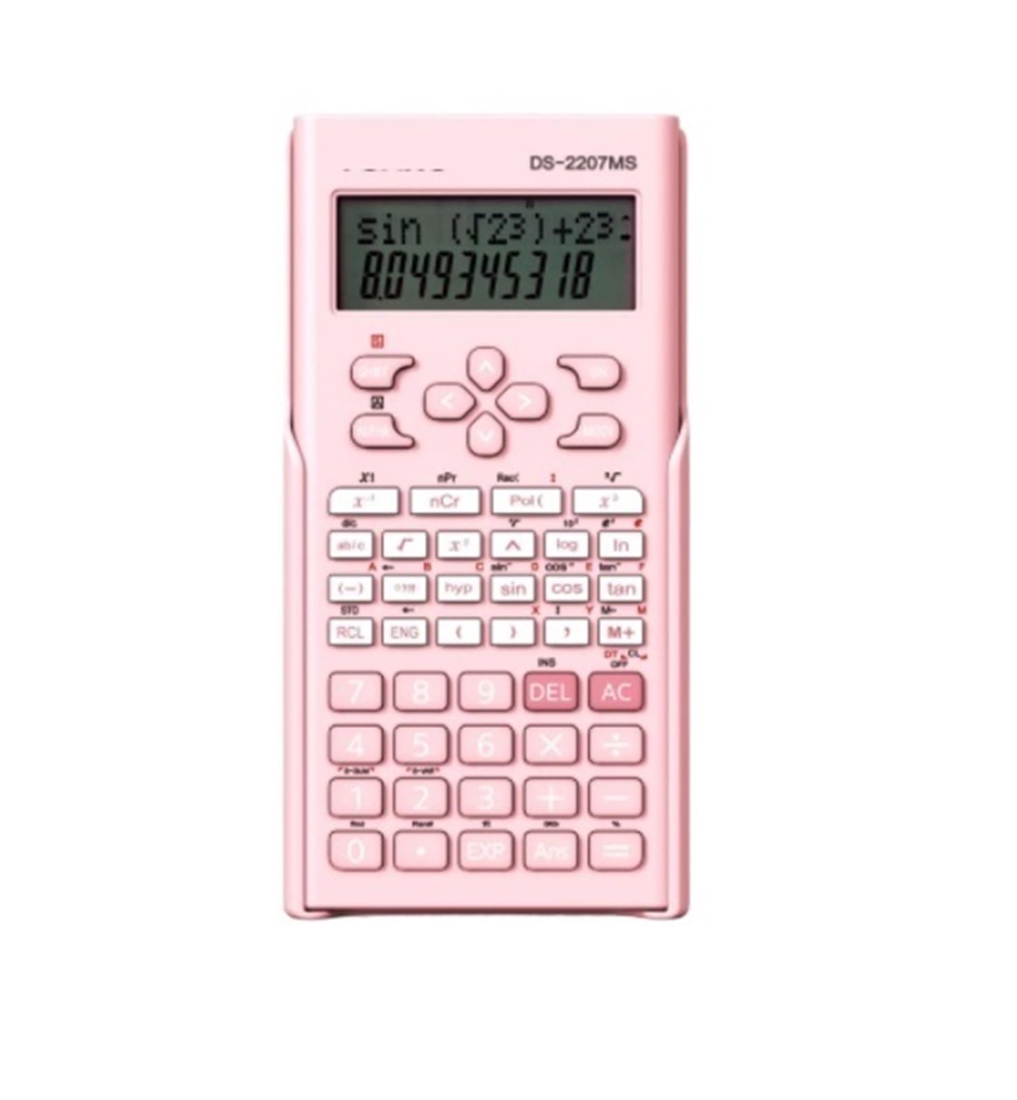 Calcolatrice per Ufficio Calcolatrice Scientifica for Studenti Calcolatrice Funzionale Adatta for Studenti Scuola(Pink)