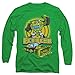 Trevco Sportswear HBRO274-AL-4 Transformers & Boulder-Long Sleeve Adult 18-1 T-Shirt44; Kelly Green - Extra Large