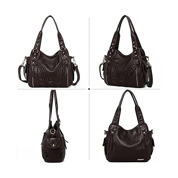 Montana-West-Shoulder-Bag-Concealed-Carry-Purses-and-Handbags-For-Women-Leather-Crossbody-Bags Montana West Washed Leather Shoulder Bag Coffee MBB-MWC-019CF