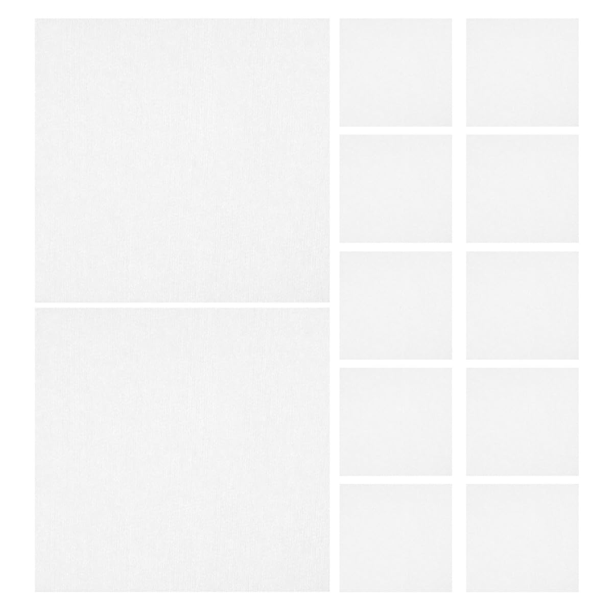Vaguelly 1200 Toallitas Desechables sin Pelusa para Limpieza de Pantallas Electrónicas y Anteojos, Portátiles, Hechas de Telas No Tejidas de Color Claro, Efecto de Limpieza Excelente
