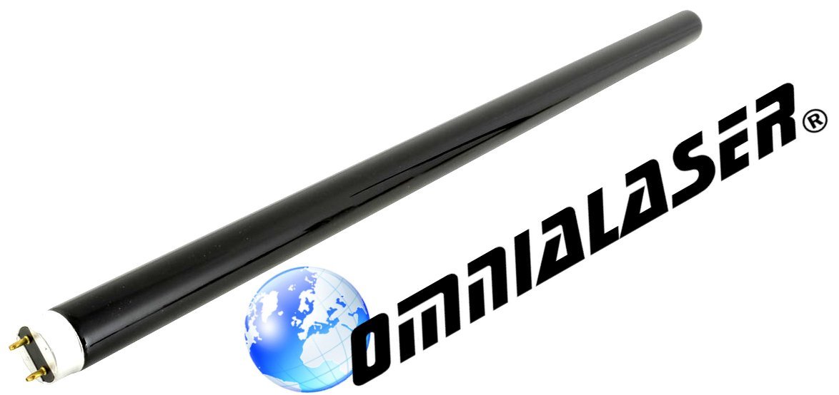 Lampadina OmniaLaser UV Ultra Violetta Wood Tubo Neon T8 20W 60cm x 26mm - OL-UVBLB600 - (T8 20W 60cm), tubolare
