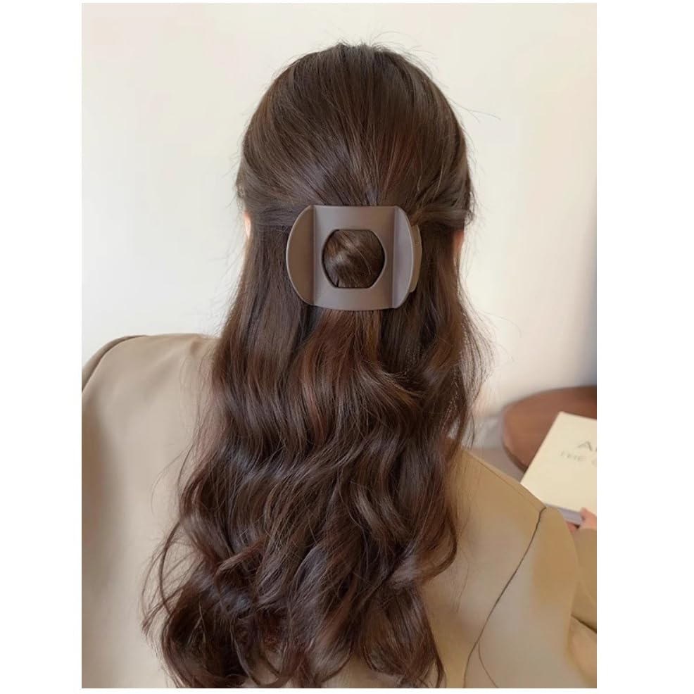 6 Pack Large Flat Hair Clips for Women Girls, French Strong Hold French Claw Clips Hair Barrettes for Thin Hair - Image 5