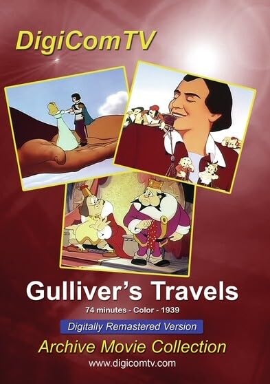 Los viajes de Gulliver DVD importado de Estados Unidos e Italia