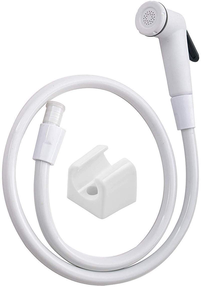 A to Z PVC Polished Health Faucet Set with PVC Flexible Tube Wall Hook (Ivory, 1mtr) (B07Y2Z8W9F) Amazon Price History, Amazon Price Tracker