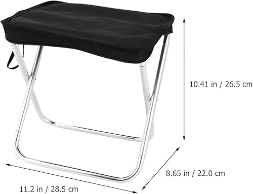 Miniatura 3 de Portable Folding Camping Stool Outdoor Foldable Bench Lightweight Small Portable Seat for Hiking Fishing Barbecue and Travel