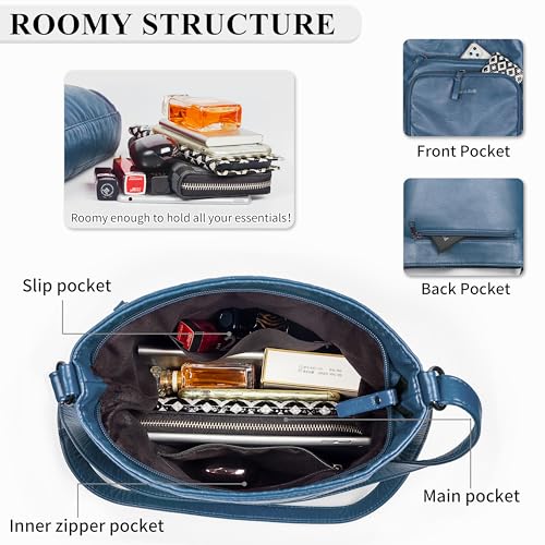 Crossbody Purses for Women Soft Vegan Leather Cross Body Handbag Lightweight Medium Shoulder Purse Travel Casual Bag4