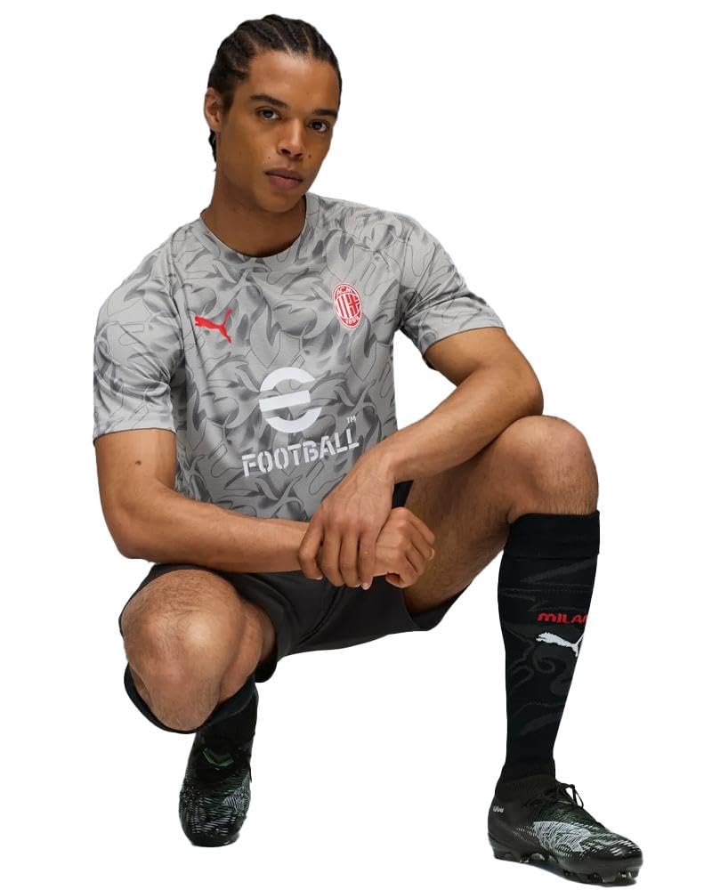 ACM 1899 Maglia Prematch Maillot de Course Prematch, Saison 2024/25, Technologie dryCell, Coupe Classique Mixte (Lot de 1)