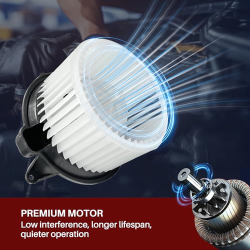 Image of 700101 Rear AC Heater Blower Motor Fan Fit for Cadillac Escalade EXT for Chevy Avalanche 1500 2500 Silverado 1500 2500 3500 for GMC Sierra for Hummer H2 88986838, 89019320, 89023346