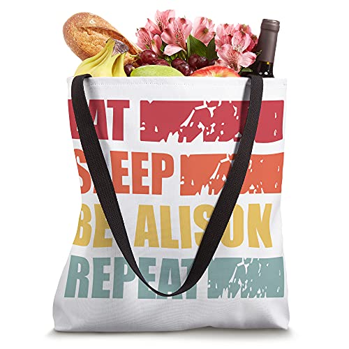 ALISON Personalized Name Shirt ALISON First Name Tote Bag miniatura 4