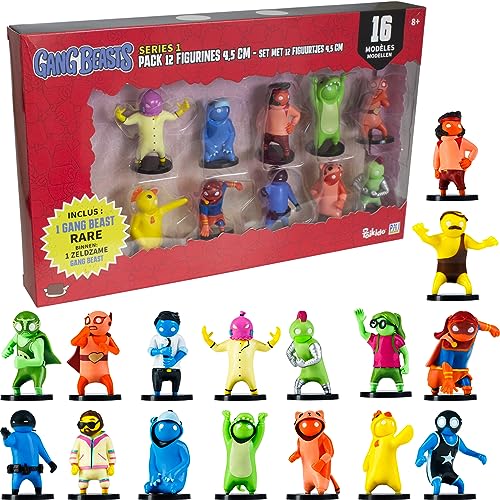 Lansay Piggy - Set di 4 statuette da 8 cm, personaggi dei videogiochi