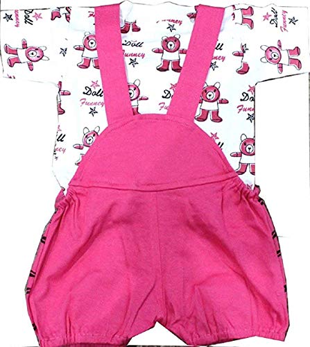 Image of Tendercare Baby Girl's & Baby Boy's Knee Length Dungaree (check sold while checking out)
