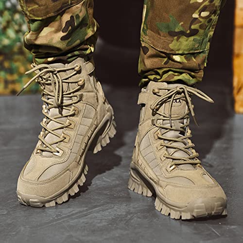 Mannen Militaire Laarzen Combat Training Tactische Laarzen Wandelen Slijtvast Bergbeklimmen Camping Outdoor Schoenen - Image 7