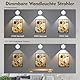 SMY Lighting LED Wandleuchte Innen, Spot Kabellose mit Akku, 3 Farbtemperaturen, Timing Funktion, Touch-und Fernbedienung, Dimmbar Strahler für Schlafzimmer Wohnzimm Wandbild
