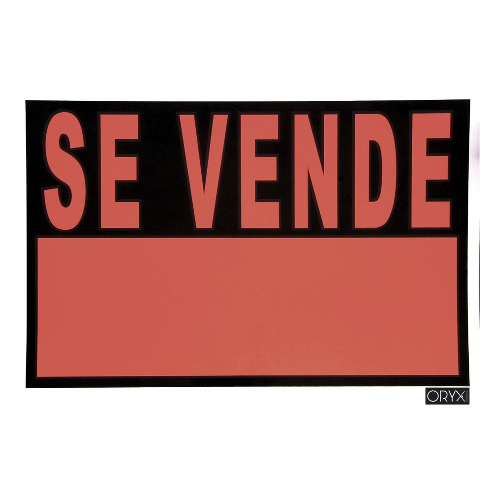 Cartel Se Vende 70x50 cm.