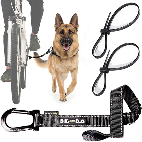 BIKE AND DOG - Fahrrad-Hundeleine, werkzeuglose Befestigung, spezielles...