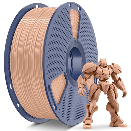 SUNLU ABS Filament 1.75 mm, Hoch Temperaturbeständiges 3D Drucker Filament, Hohe Festigkeit und Schlagfest, Langlebig 3D Druckfilament Für die Meisten FDM 3D Drucker, 1 kg Spule, Beige