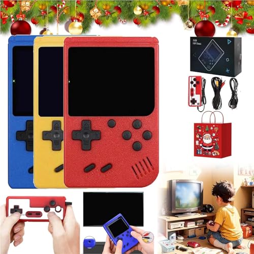 Arcade Buddy Tendo - Arcade Buddy, Arcadebuddy Tendo - 400+ Nostalgic Games, Retro Game Console, Arcade Buddy Handheld Game Console, Portable Game Console 2 Players Play on TV (3Pcs A)