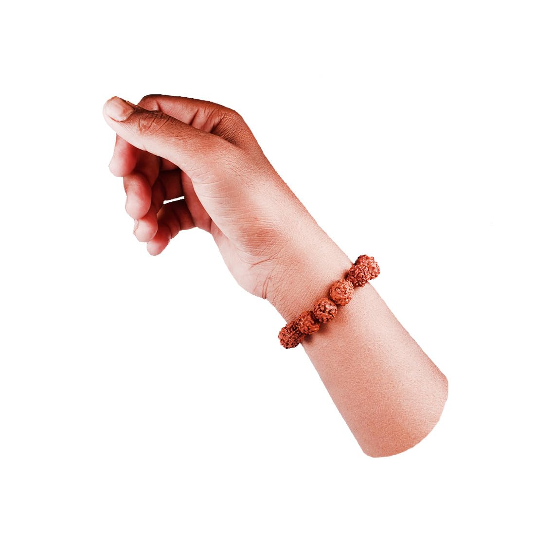 MAYAPURI Panch Mukhi Rudraksha Bracelet Combo For Men and Women (5 Face), Bead Size 8MM (Pack of 2) - Image 4 thumbnail