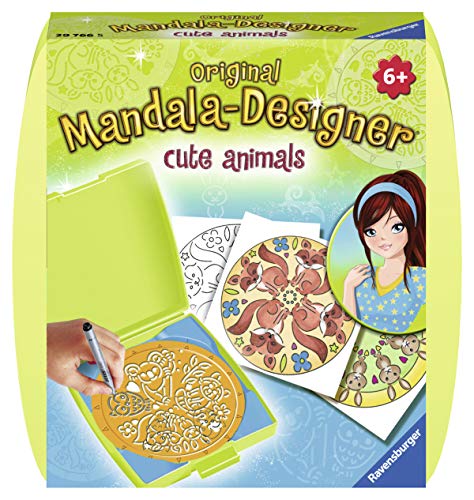 Kit Mandala Voyage Ravensburger - Poinçon Et Feutre Inclus - Activité Enfant 6 Ans Et Plus