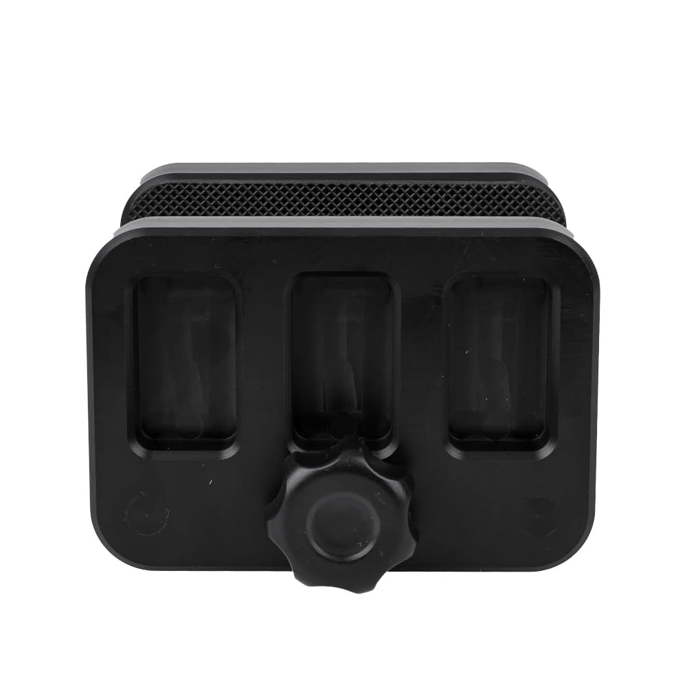 Trípode de Tiro Pom Cabeza de la Abrazadera,35~65mm Ancho Ajustable Palo Abrazaderas Base Soporte Pantalla Soporte Cuna Profesional de Tiro Banco de Descanso WG-T08