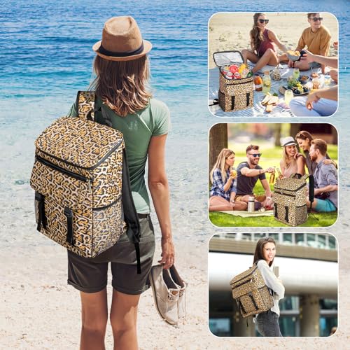 Image of Backpack Cooler - 30 Cans Insulated Cooler Backpack for Men & Women