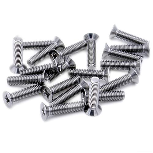 Vite M4 (4 mm x 80 mm) Pozi a testa svasata