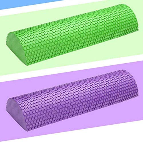 qiuqiu Fascia Roller Semicircular Massage Eva Foam Wave Yoga Pilates Fitness Equipment with Massage Floating Point Foam Roller Yoga Block miniatura 4