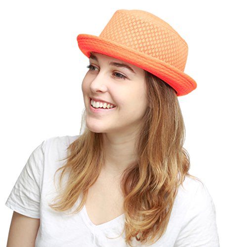 Image of The Hat Depot Unisex Light Weight Classic Soft Cool Mesh Pork Pie hat