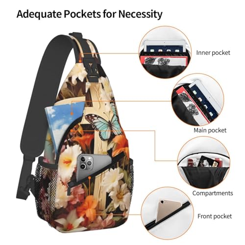 Mochila pequeña bandolera para senderismo unisex miniatura 4