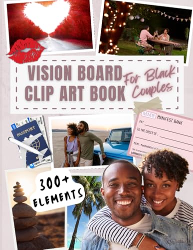 Vision Board Clip Art Book for Black Couples...