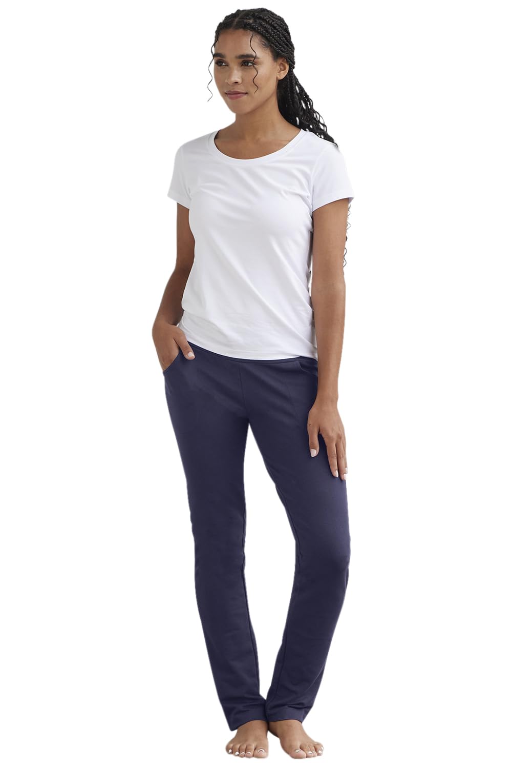 Fair IndigoWomen's Organic Knit Pants with Pockets