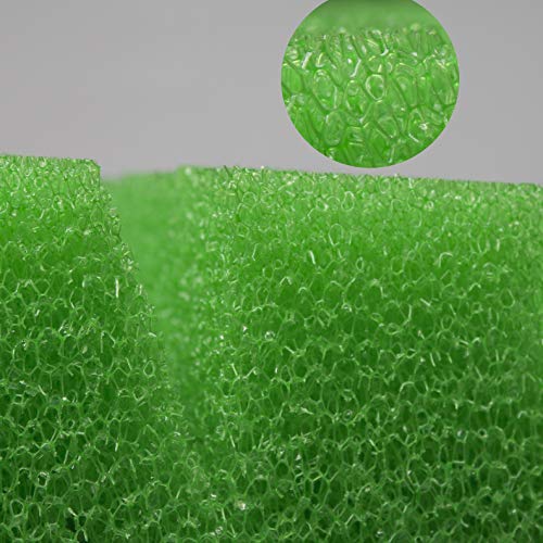 LTWHOME Fein Filterschwamm passend für Söll Herz 14736 Filter 26 x 19 x 10 cm (2 Stück)