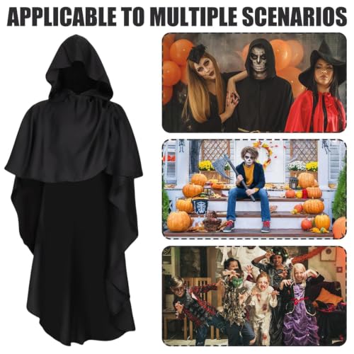 Capa con capucha para Halloween que soluciona disfraces de última hora 4