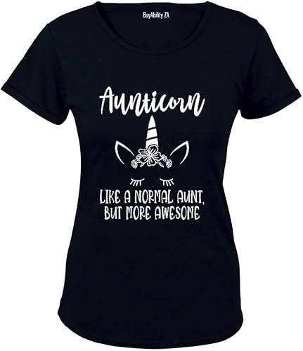 Aunticorn - More Awesome - Ladies - T-Shirt