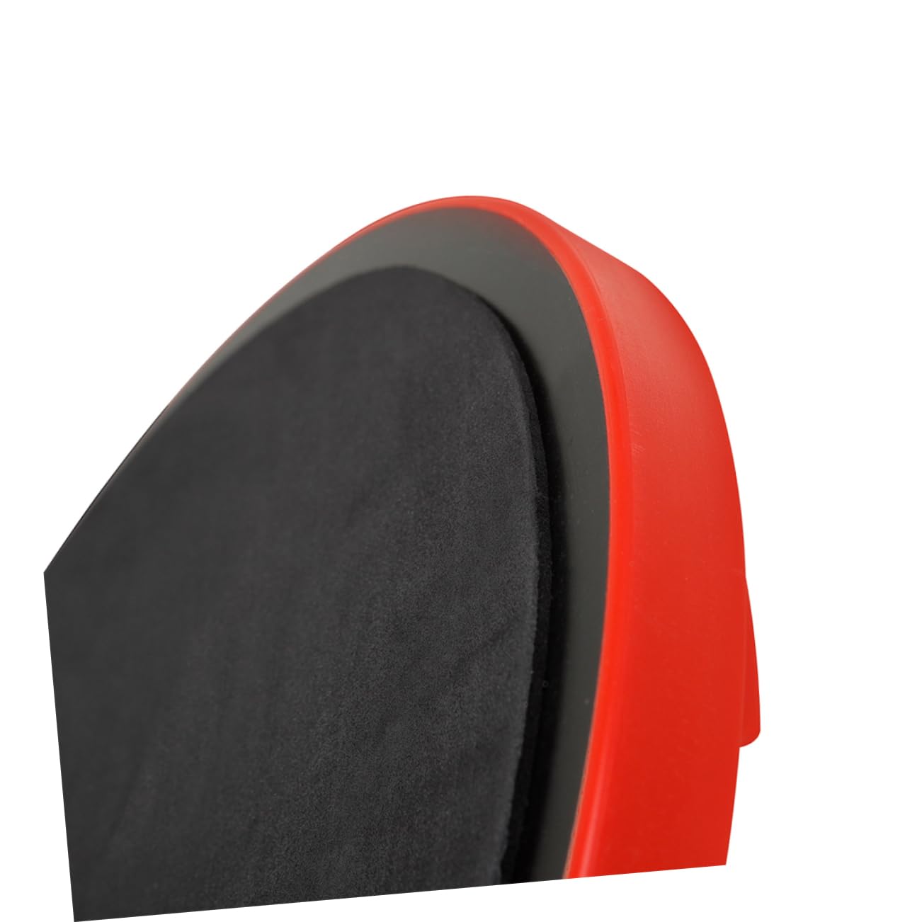 Pad de Batería de Fibra de Carbono 10 Pulgadas Metrónomo Rojo | Abs y Plástico, para Principiantes, Práctica de Batería y Pads Silenciados