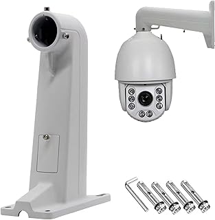 PUYREEINN Surveillance Security Dome Camera Mount Bracket, Adjustable Universal Dome Cameras Wall Mount Bracket Compatible with Most CCTV Cameras Dome
