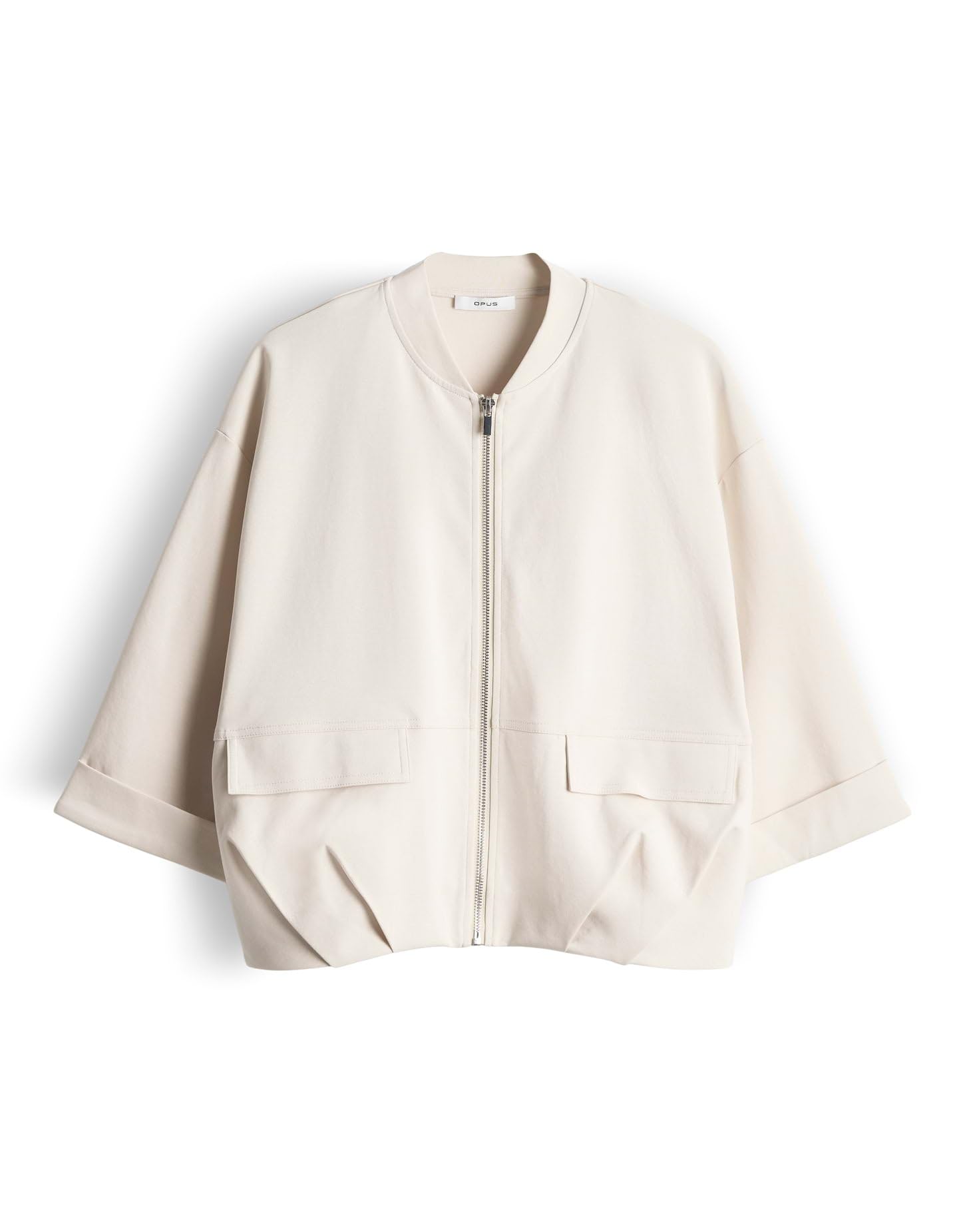 OPUS Damen Sweatshirt | Sweatjacke im Blouson Stil Loose Fit