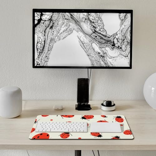Mouse Pad grande con diseño de mariquitas y base antideslizante miniatura 7