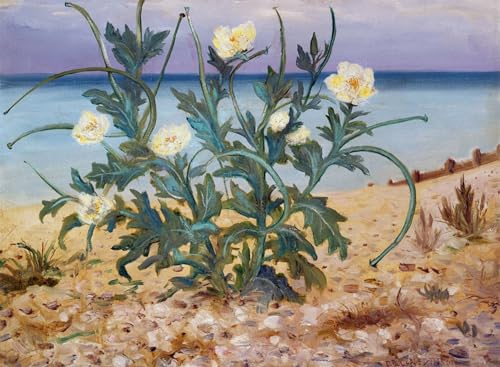Pintura de lienzo de paisaje histórico Dunas al este para decoración interior de 60x90cm