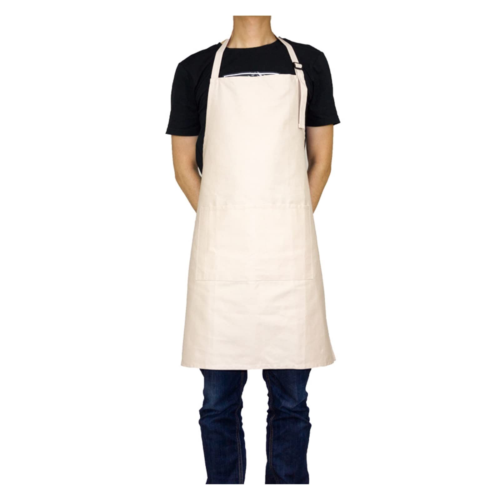 Lady Women White Cleanroom Chef Pattern Bawełniany fartuch kuchenny Custom Pinafore
