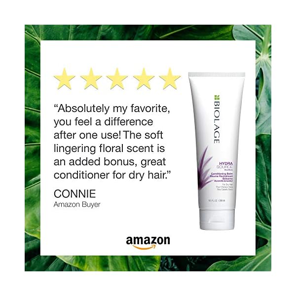 Biolage Hydra Source Conditioning Balm | Hydrates, Nourishes & Detangles Dry Damaged Hair | Moisturizing | Sulfate-Free | For Medium To Coarse Hair | Deep Conditioning | 16.9 Fl. Oz