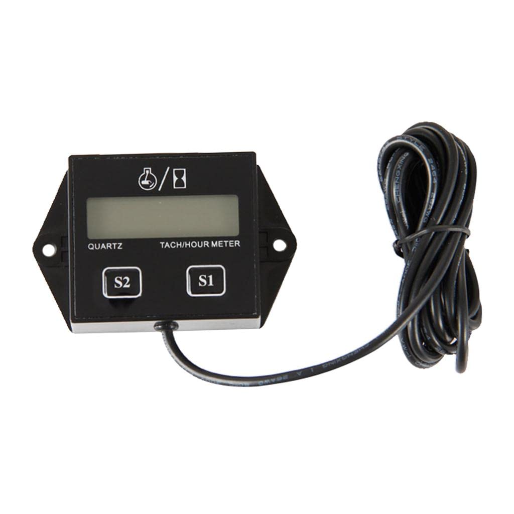 CLUB BOLLYWOOD Tachometer Digital RPM Hour Tach Meter LCD Display for Bike Motorcycle Boat | Motors | Parts & Accessories | Car & Truck Parts | Gauges | Tachometers-picture-29