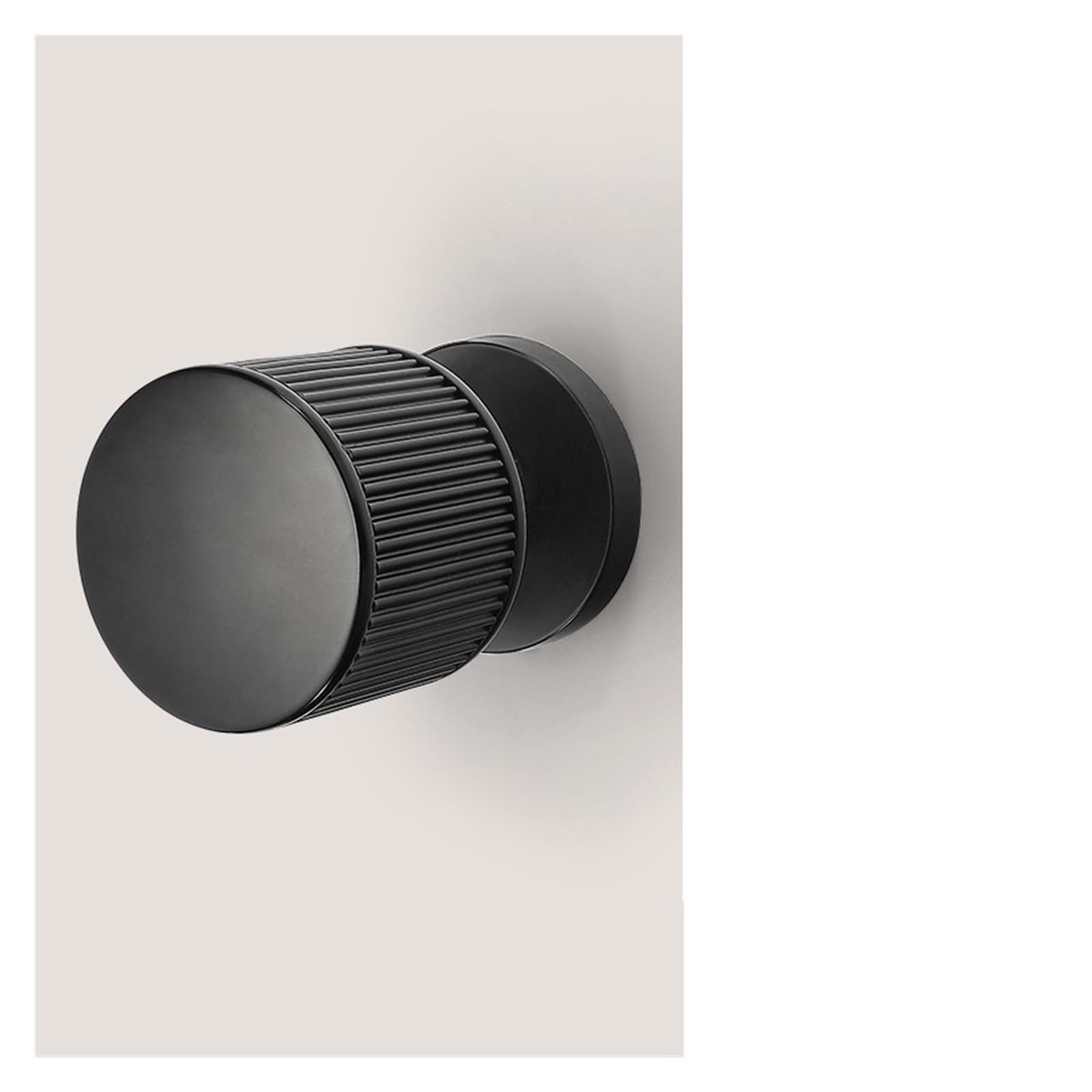 Serrure de porte invisible pour créer une pièce secrète avec poignée noire Nero