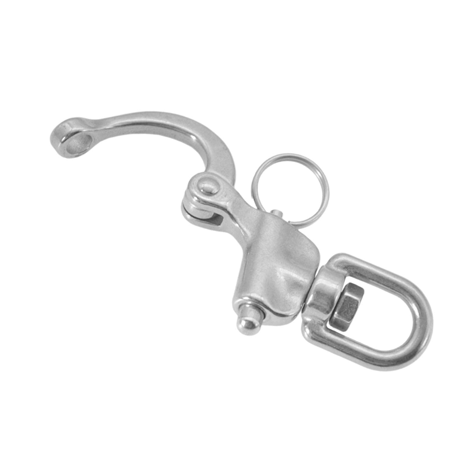 LOOM TREE® Swivel Eye Snap Shackles Boat Stainless Steel Locking Rigging Spinnaker Rings Type